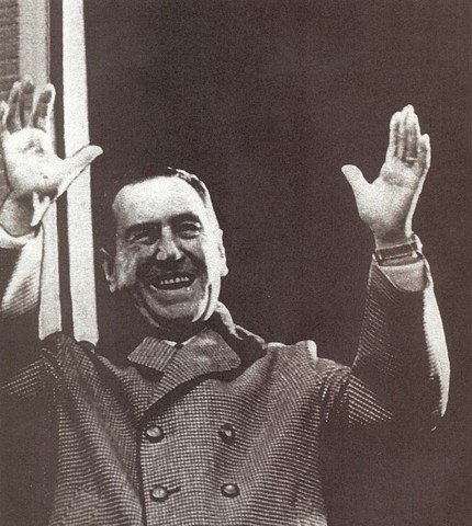 Ultima aparición de Perón en público