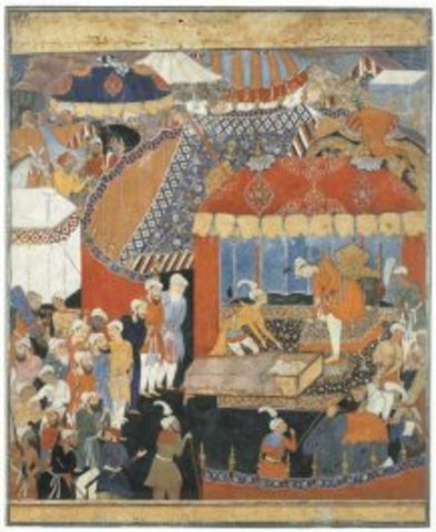 Muhammad in Mecca in care of an Uncle