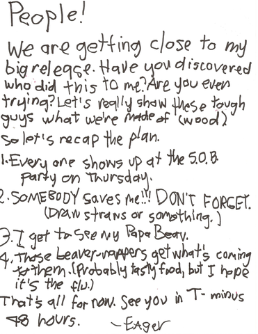 Eager's Plan of Attack