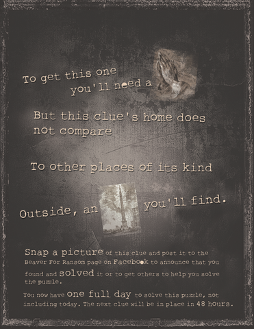 Fifth clue is posted for general public.