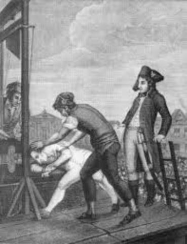 Ejecución de Robespierre