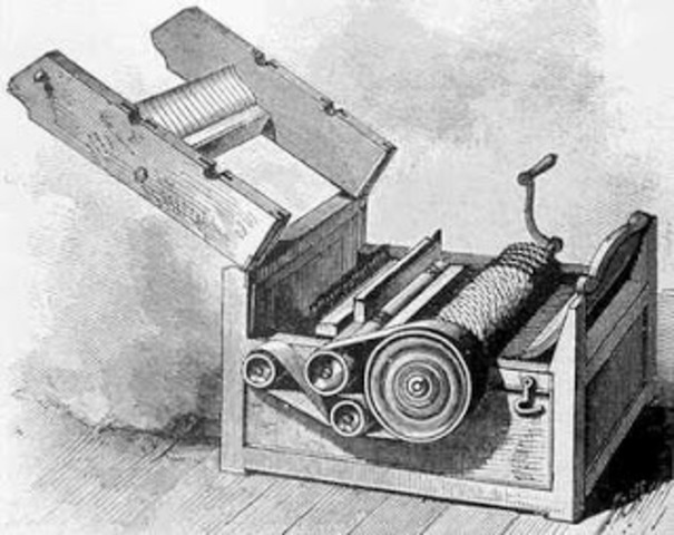Invention of cotton gin