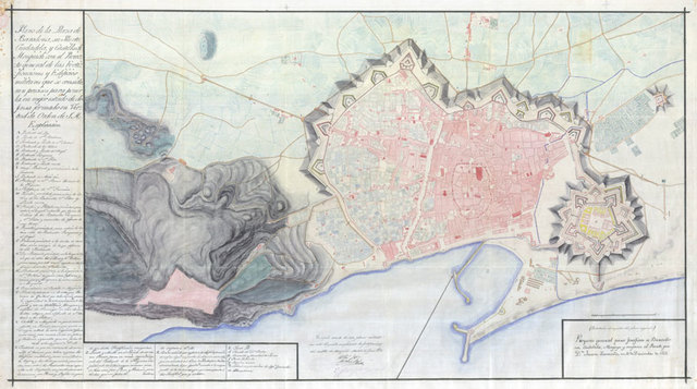 Segle 218 aC . Construcció de la muralla romana (on cal identificar el Cardo i el Decumanus).