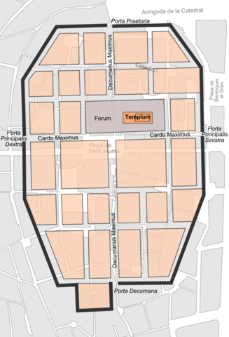 Construcció de la muralla romana