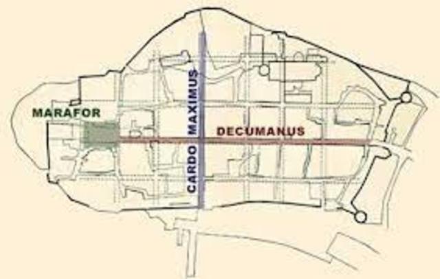 Construcció de la muralla romana