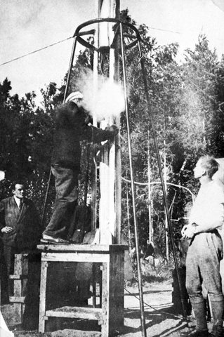 Soviet Union launches there first rocket