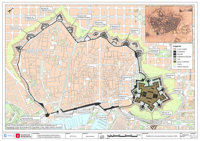 Construcció d'una nova muralla.