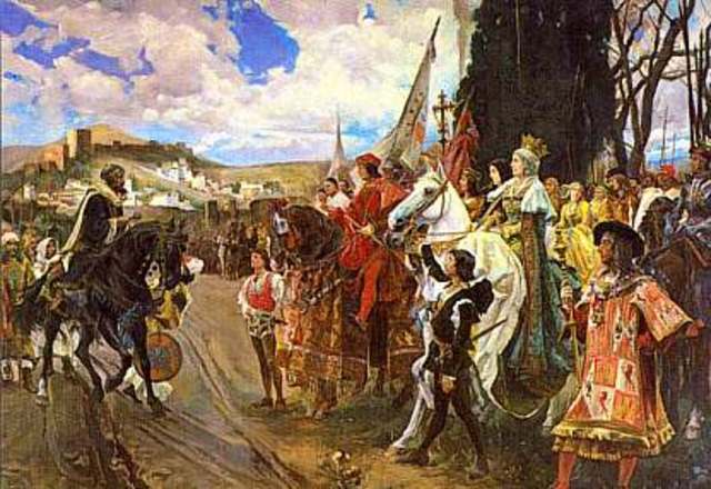 Entrada dels musulmans a la ciutat.