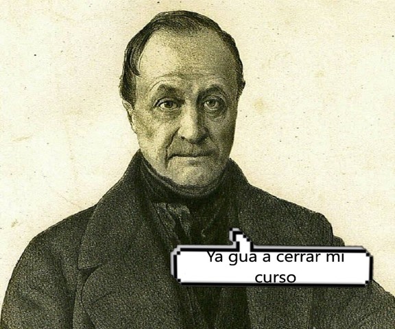 Auguste Comte reanudó su curso