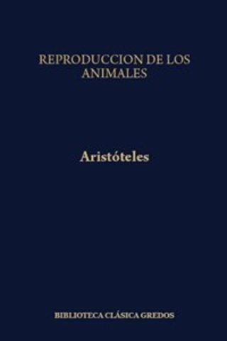 Obras de Aristoteles ( Reproduccion de los animales)