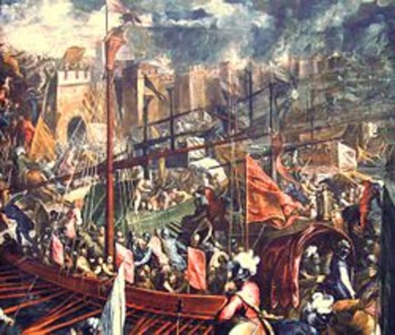 Fourth Crusade - Attack on Constantinople