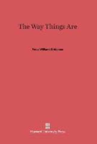 Publicación de La manera como son las cosas, de Percy W. Bridgman