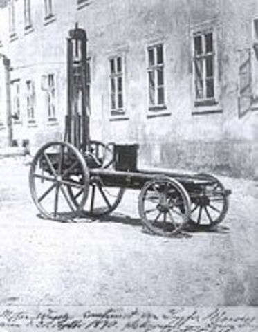 The first gasoline automobile was created by Siegfried Marcus in Austria.