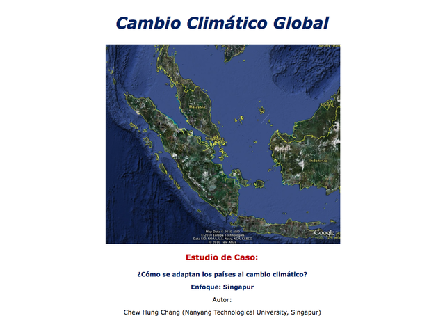 Estudio cambio climático
