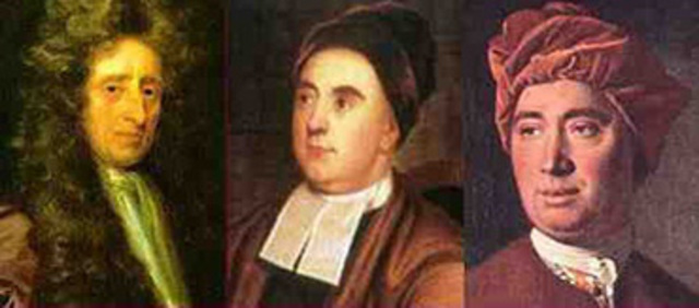 Locke, Berkeley y Hume.