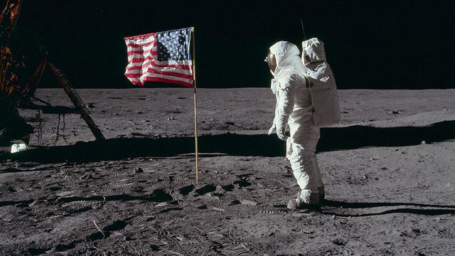 First human on the moon