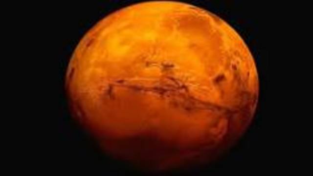 First close up photograph of another planet (Mars)
