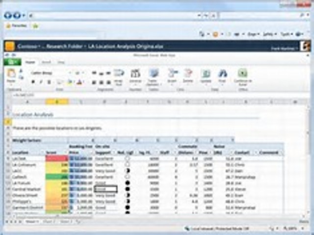 Microsoft Excel 12.0