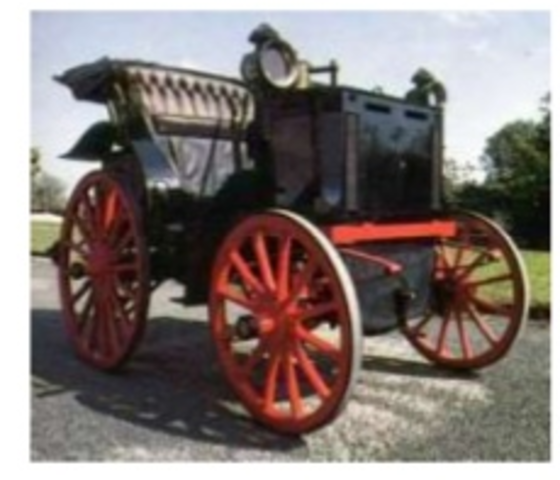 Automóvil  de motor de gas