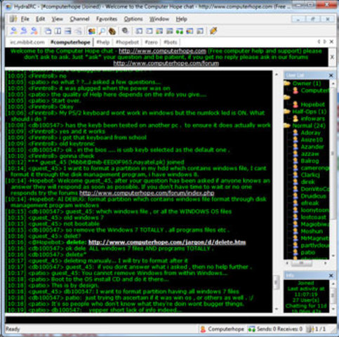 IRC – Internet Relay Chat
