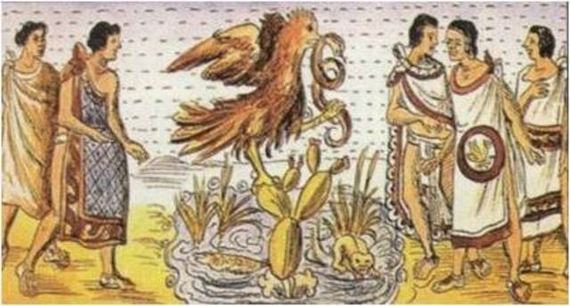 Se establecieron en un islote del lago de texcoco para fundar su ciudad