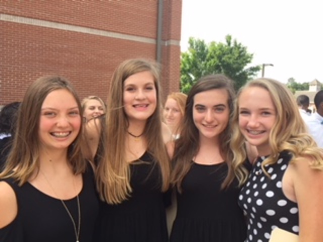 "Graduating" middle school