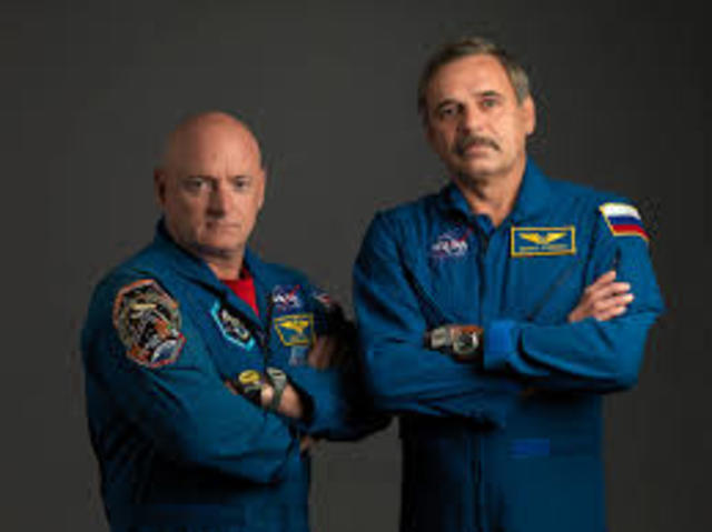 2016-Astronaut Scott Kelly and Cosmonaut Mikhail Kornienko return to Earth after their 340-day space mission, longest recorded time up in space