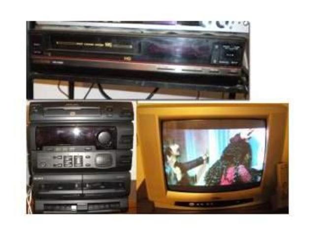 Aparace el video y la minicadena en mi casa