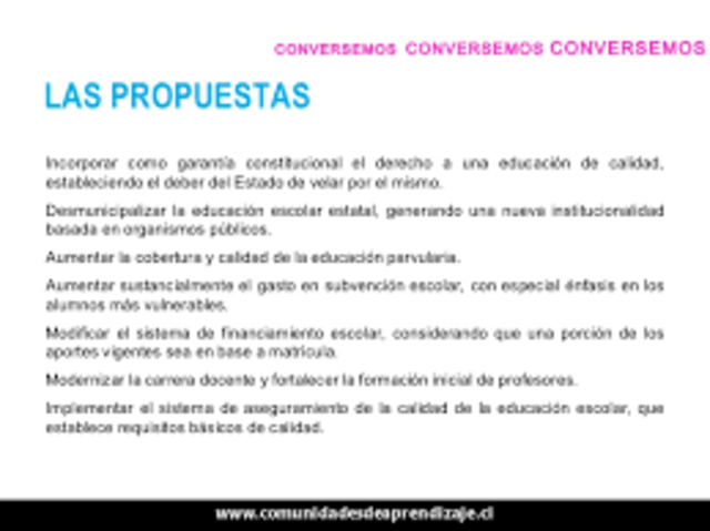 Propuestas de renovación de la educación superior en Colombia