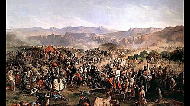 Entrada dels musulmans a la península ibèrica - Batalla de Guadalete