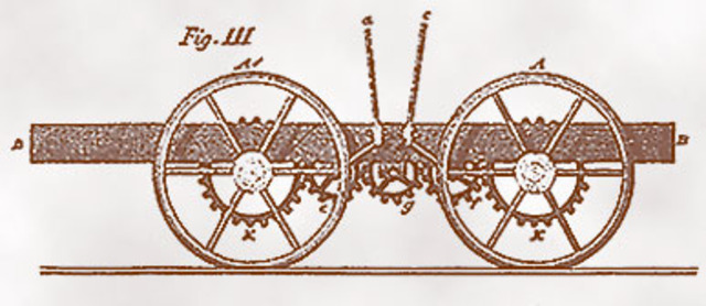 The first steam locomotive