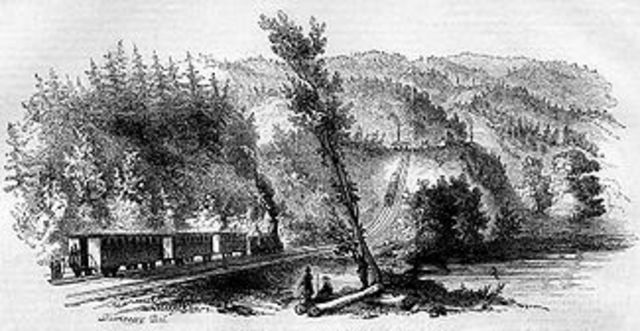 Andrew Carnegie works for the Pennsylvania Railroad.