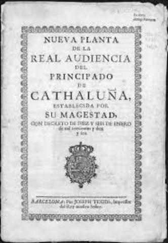 Decret de Nova Planta a Catalunya