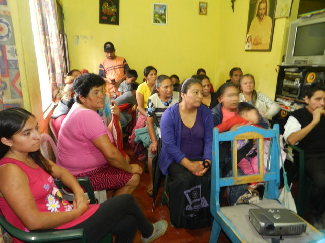 Reunión de Validación de resultados Parciales Comunidad Arzú