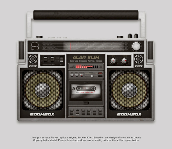 Radio casette portátil