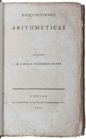 las Disquisiciones aritméticas