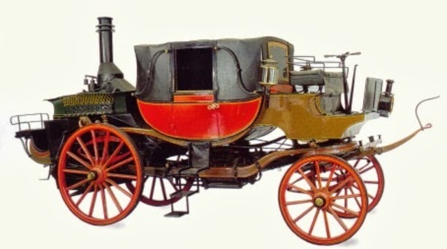 Carro a vapor para mas pasajeros