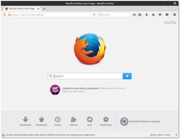 Creación de Mozilla Firefox