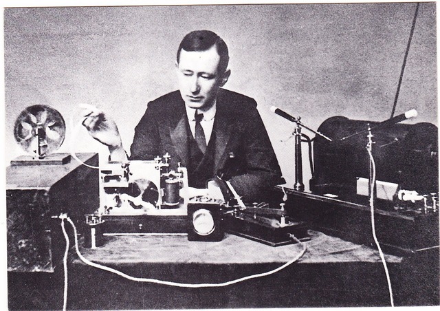 Marconi invents radio