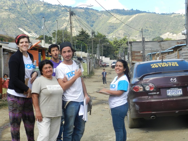 Reunión con COCODE y Censo de Hogares Peña de Oro