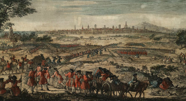 Inici del setge de Barcelona