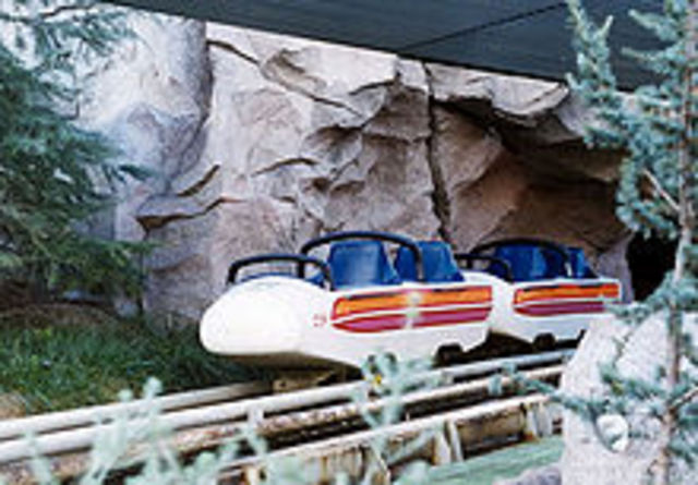 Disneyland opens the Matterhorn Bobsleds