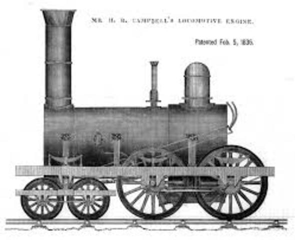 The first steam locomotive