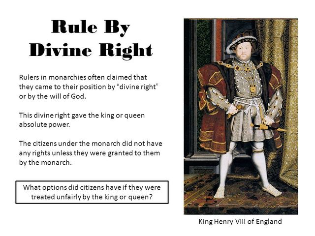 Divine Rights of the King