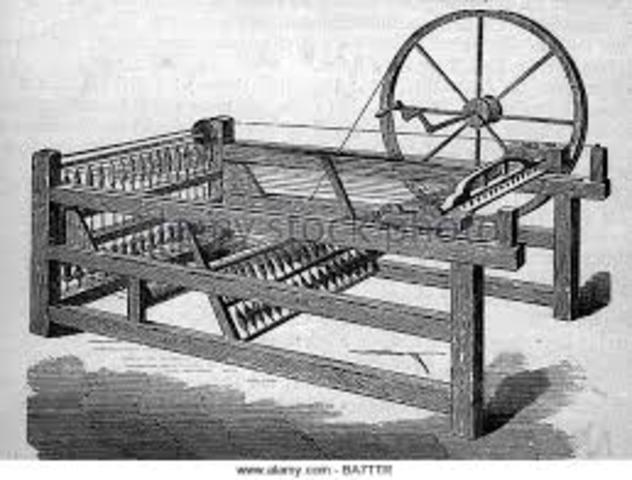 James Hargreaves invents the Spinning Jenny