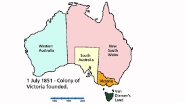 VICTORIA BECOMES A SEPARATE COLONY