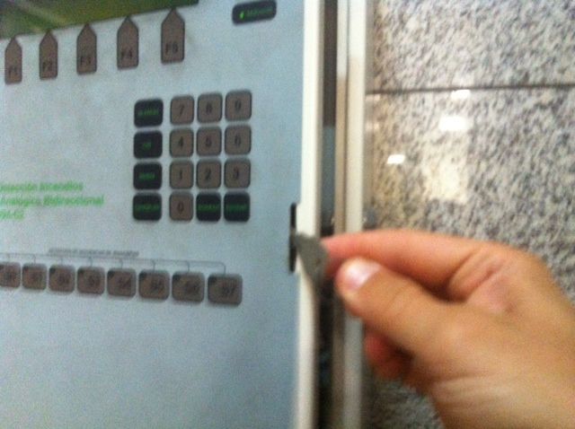 Verificación de la alarma desde el Centro del Control