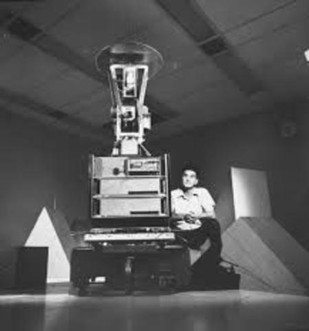 SRI construyo “Shakey”; un robot móvil equipado con un sistema de visión Controlado por una computadora del tamaño de una habitación.