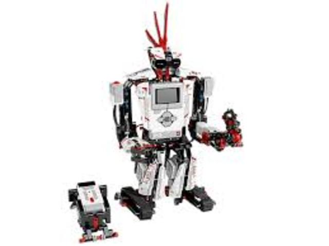 LEGO presenta el MINDSTORMS línea de productos de desarrollo robótico, que es un sistema para inventor robots a partir de un diseño modelo y los ladrillos LEGO.