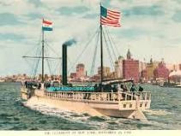 Steam Boat by robert fulton